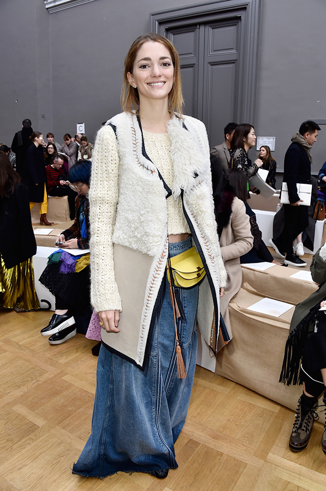 Гости показа Chloe осень-зима 2016 (фото 7)