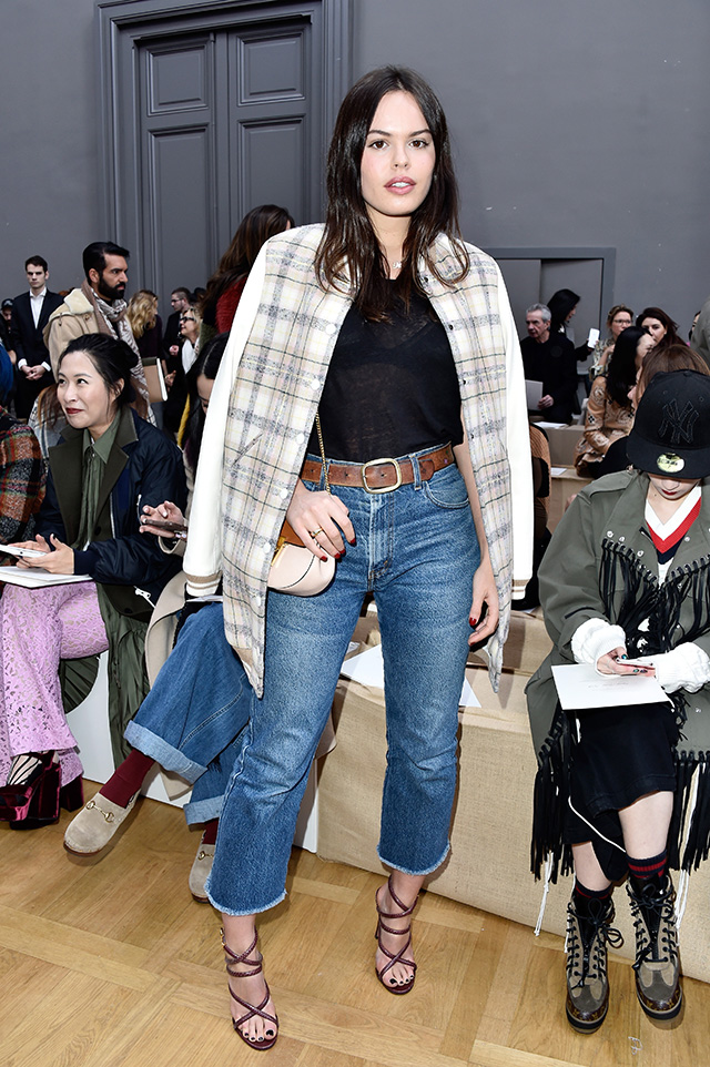 Гости показа Chloe осень-зима 2016 (фото 9)