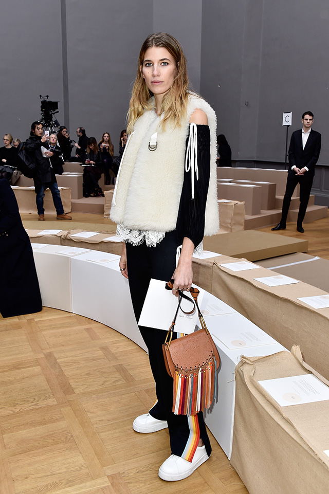 Гости показа Chloe осень-зима 2016 (фото 3)