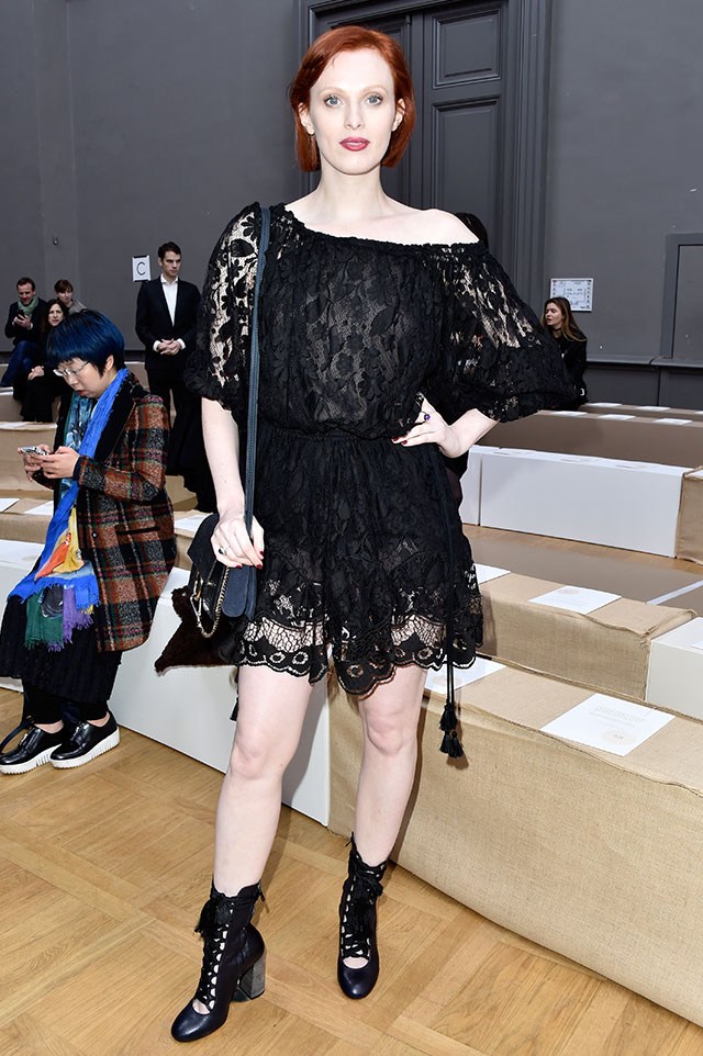 Гости показа Chloe осень-зима 2016 (фото 6)