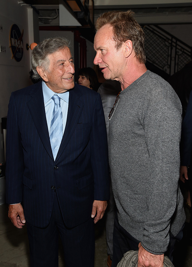 Тони Беннетт и Стинг Показ фильма "Убить трубача" в Нью-Йорке (фото 7)