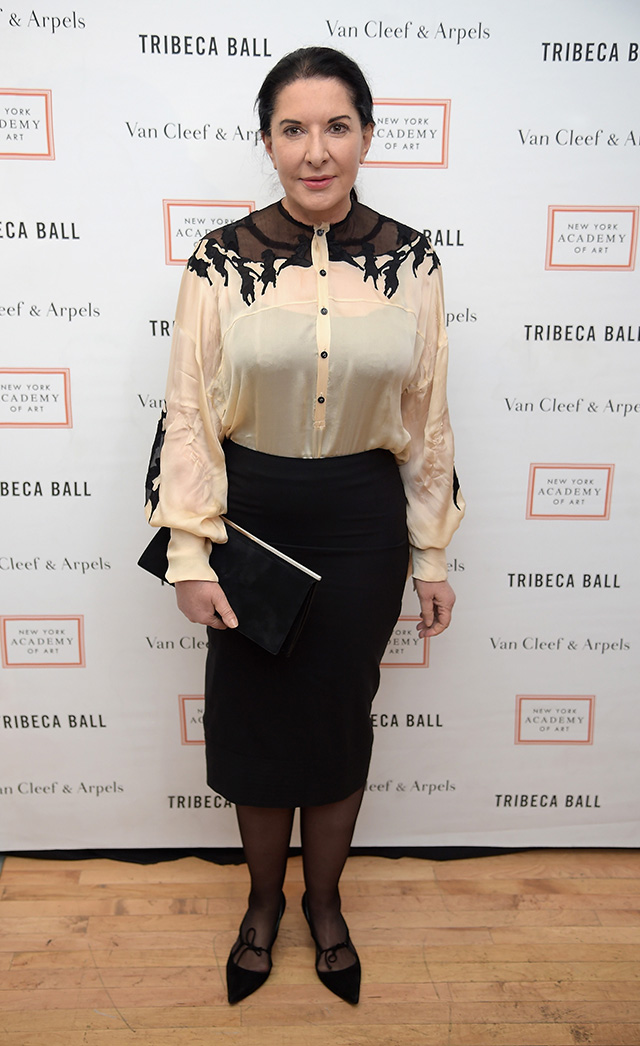 Марина Абрамович Гости гала-вечера Tribeca Ball в Нью-Йорке (фото 3)