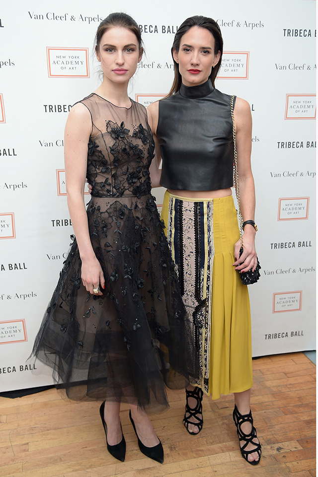 Тали Леннокс и Зани Гуггенхайм Гости гала-вечера Tribeca Ball в Нью-Йорке (фото 10)