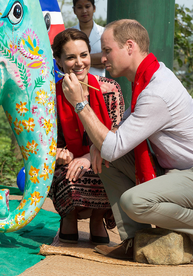 Королевская чета в Центре дикой природы Казиранга (фото 3)