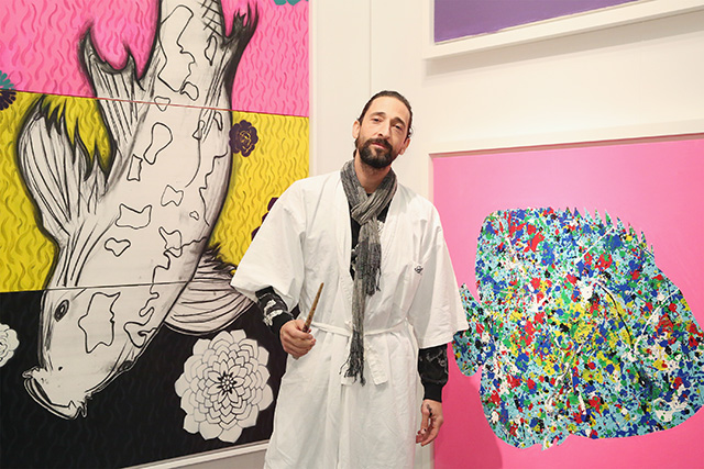 Эдриан Броуди и Роберт Де Ниро на открытии ярмарки современного искусства (фото 1)