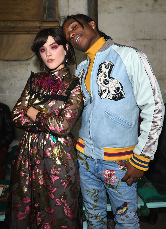Соко и A$AP Rocky Гости показа Gucci Cruise в Лондоне (фото 8)