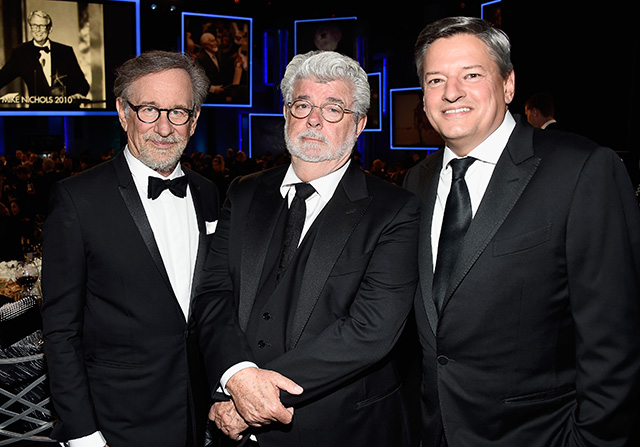 Стивен Спилберг, Джордж Лукас и Тед Сарандос Гала-ужин American Film Institute в Лос-Анджелесе (фото 5)
