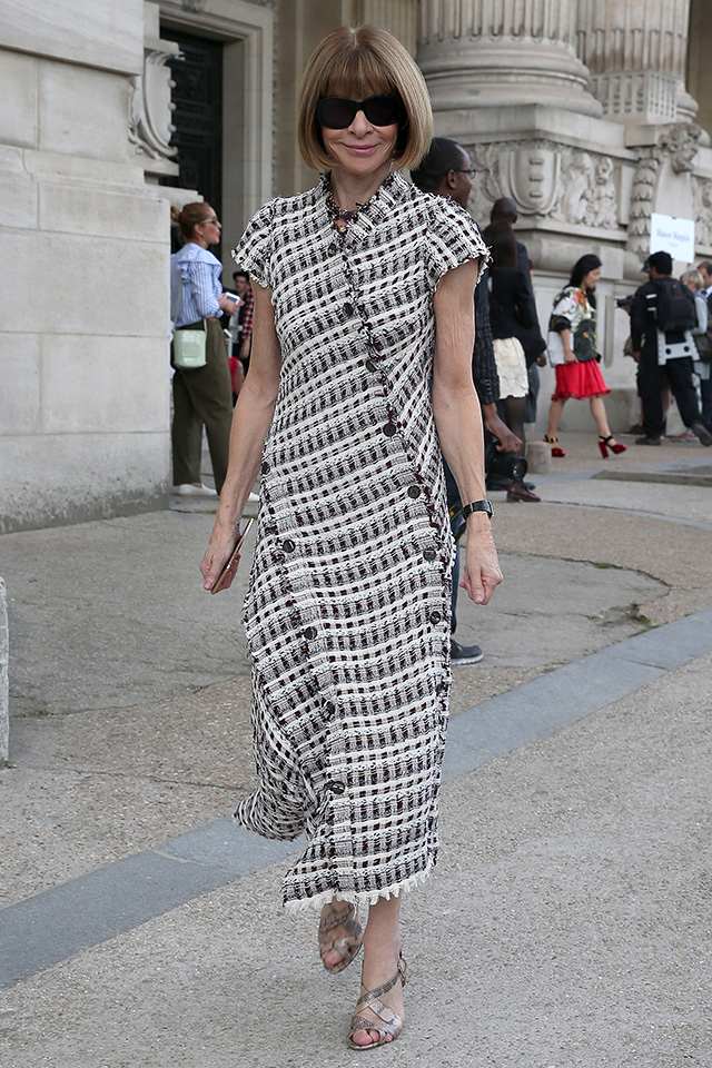 Анна Винтур на показе Maison Margiela Гости Недели моды в Париже (фото 6)