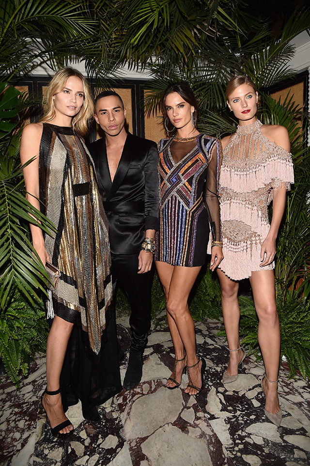 Гости after-party показа Balmain в Париже (фото 2)