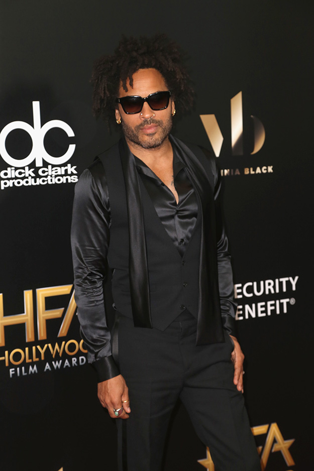 Ленни Кравиц Знаменитости на церемонии Hollywood Film Awards в Беверли-Хиллз (фото 12)