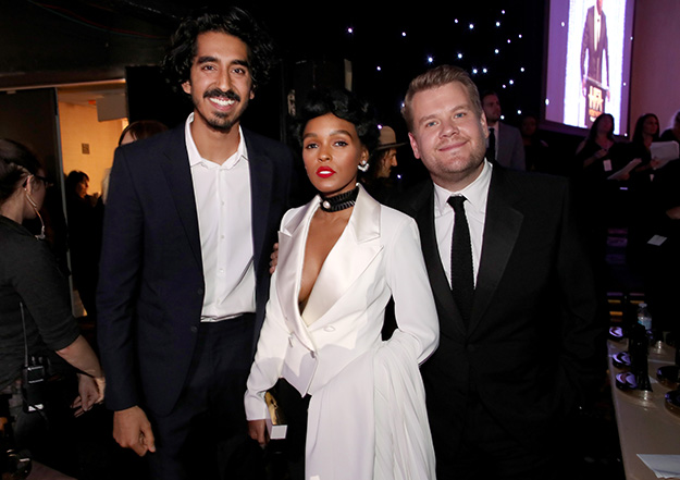 Дев Патель, Жанель Монэ и Джеймс Корден Знаменитости на церемонии Hollywood Film Awards в Беверли-Хиллз (фото 13)