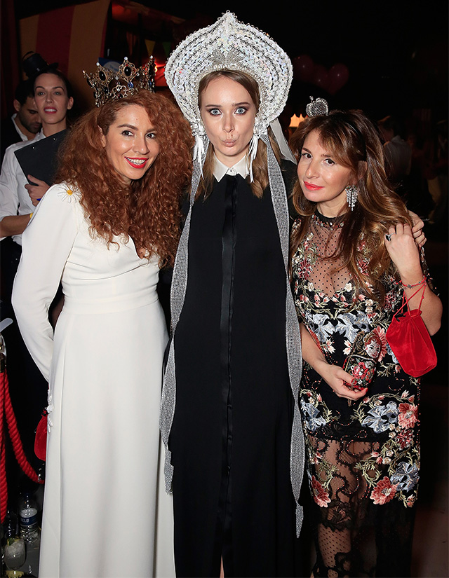 Наталья Зинько, Ольга Сорокина и Стелла Аминова Вечер фонда "Обнаженные сердца" в Лондоне (фото 8)