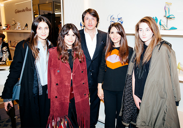 Екатерина Дарма, Мирослава Дума, Джанвито Росси, Фира Чилиева и София Бокань Gianvito Rossi представили новую коллекцию обуви (фото 4)
