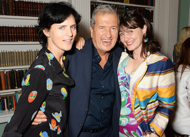 Стелла Теннант, Марио Тестино и Джорджия Меткалф Стелла МакКартни презентовала коллекцию Green Carpet (фото 9)