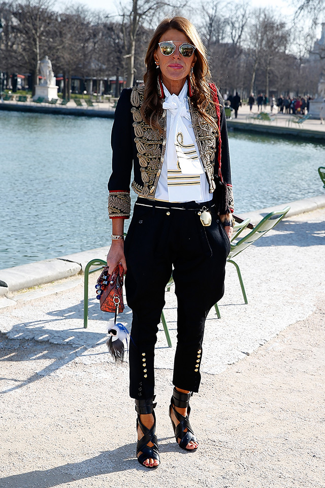 Анна Делло Руссо Гости показов Dries Van Noten, Rochas, Carven, Vionnet (фото 7)