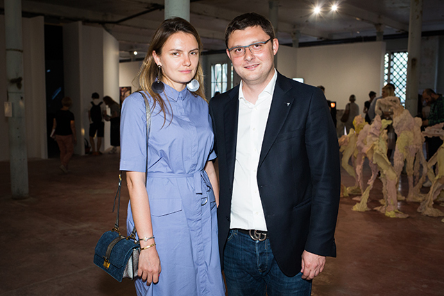 Юлия Чернова и Василий Церетели Открытие V Московской международной биеннале молодого искусства (фото 6)