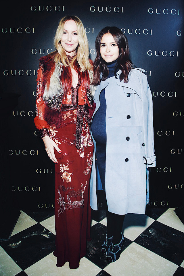 Фрида Джаннини и Мирослава Дума Закрытый ужин Gucci в Москве (фото 3)