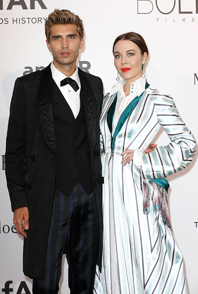 Фрол Буримский и Ульяна Сергеенко Гала-вечер amfAR в Каннах (фото 4)