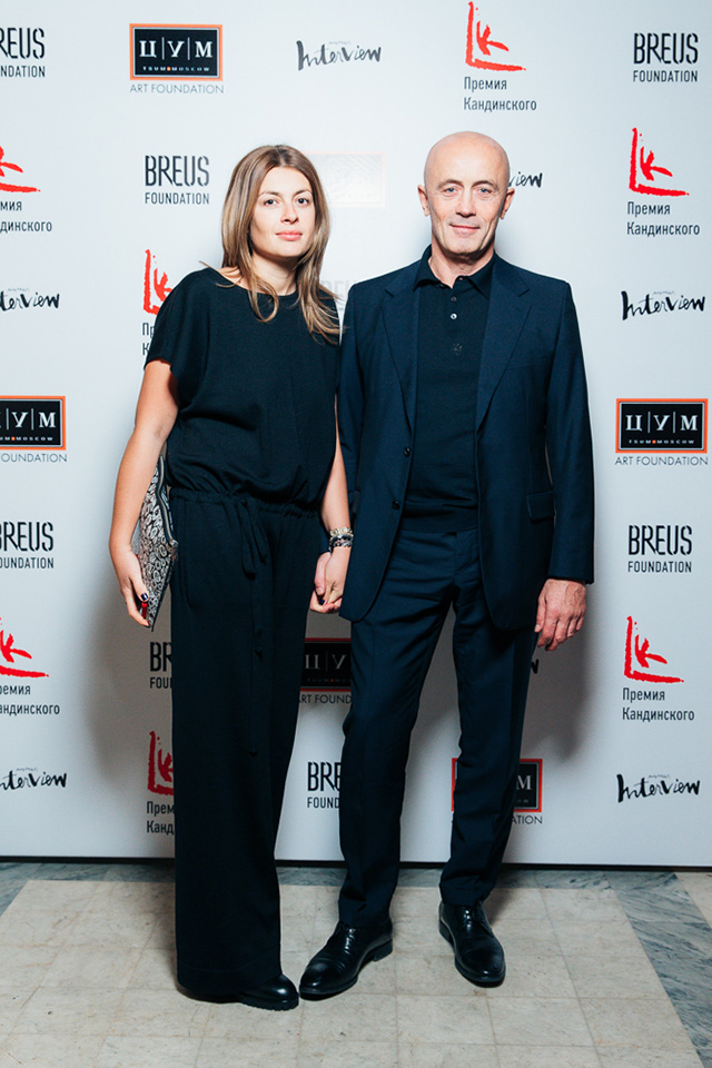Нино и Шалва Бреус Церемония награждения и ужин Премии Кандинского — 2014 (фото 14)