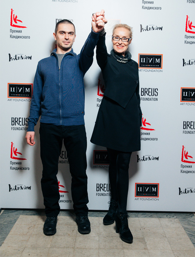 Альберт Солдатов и Ольга Свиблова Церемония награждения и ужин Премии Кандинского — 2014 (фото 2)