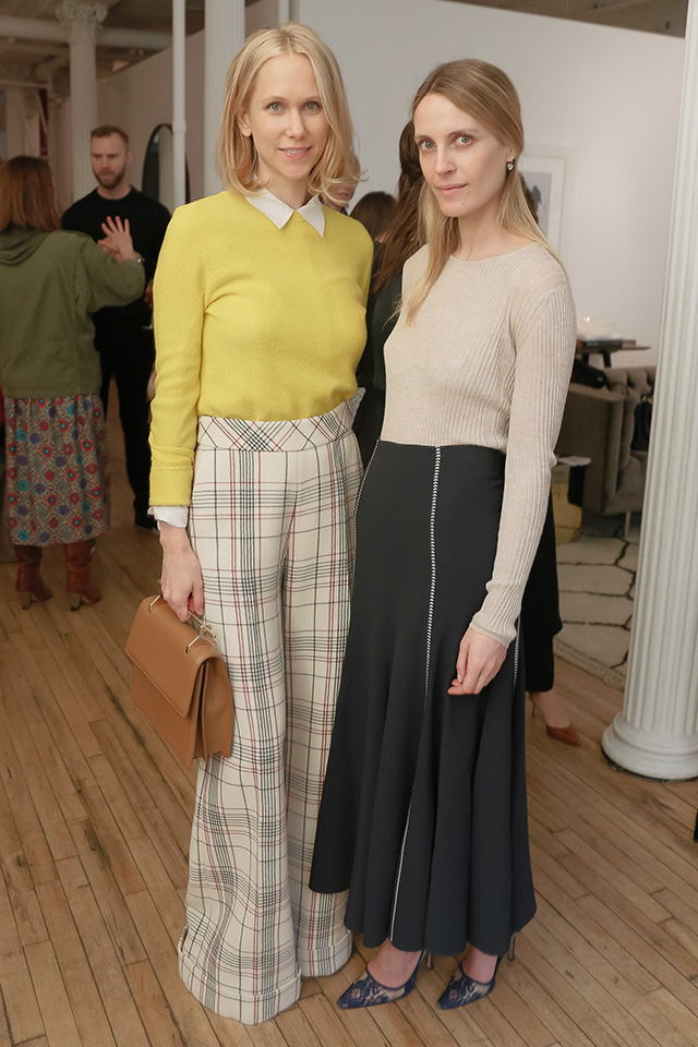 Индре Рокфеллер и Ванесса Трайна Обед в честь новой коллекции Gabriela Hearst (фото 2)