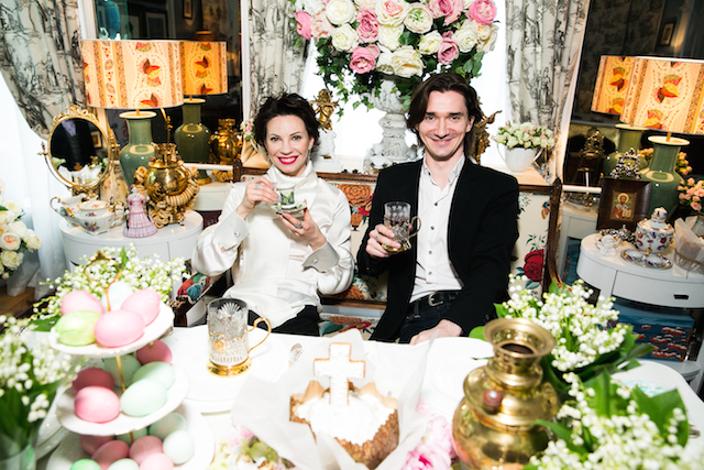 Мария Александрова и Влад Лантратов Праздничное чаепитие Axenoff Jewellery (фото 8)
