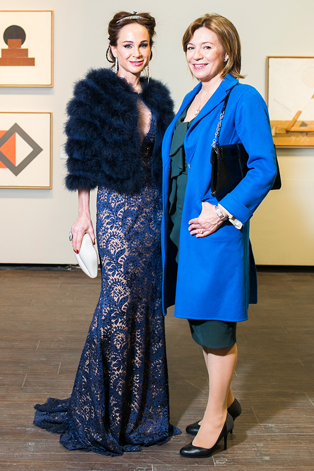 Кира Сакарелло и Валерия Роднянская Торжественный прием в честь 15-летия ММОМА (фото 10)