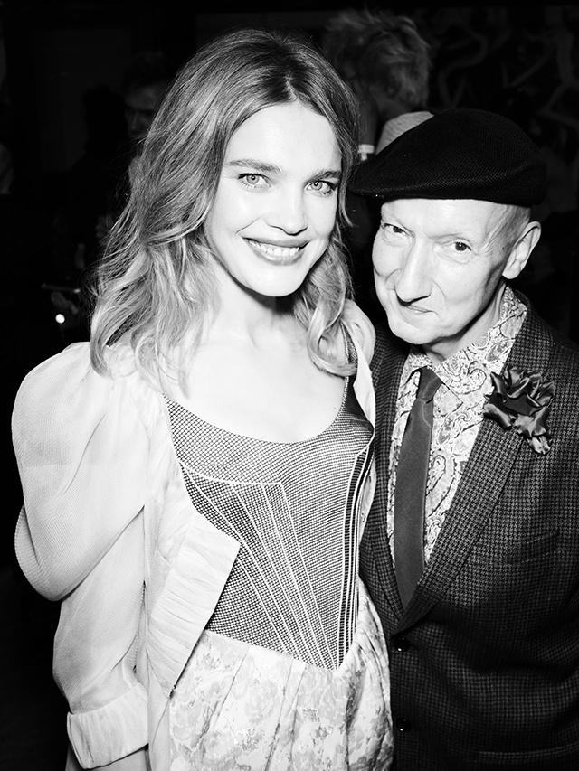 Наталья Водянова и Стивен Джонс Гости показа Ulyana Sergeenko Couture (фото 14)