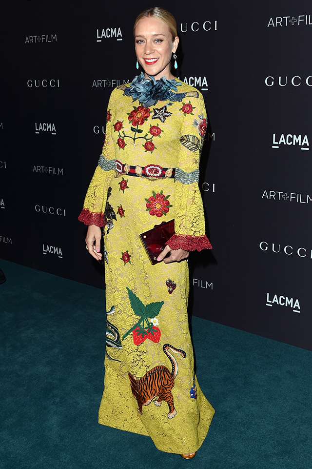 Хлоя Севиньи Торжественный вечер LACMA-2015 Art + Film и Gucci (фото 9)