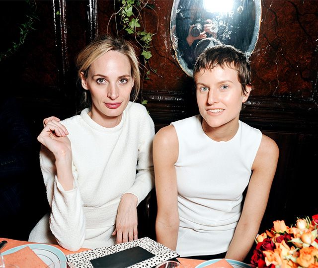 Лорен Санто Доминго и Олимпия Скэрри Ужин Даши Жуковой в честь Франческо Веццоли (фото 10)