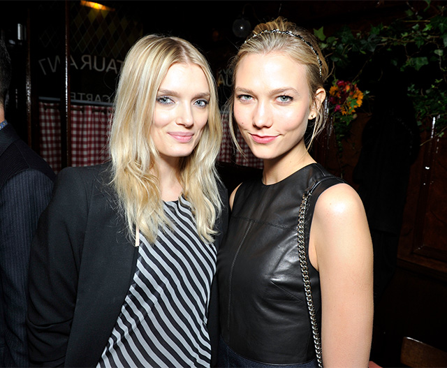 Лили Дональдсон и Карли Клосс Ужин Даши Жуковой в честь Франческо Веццоли (фото 13)