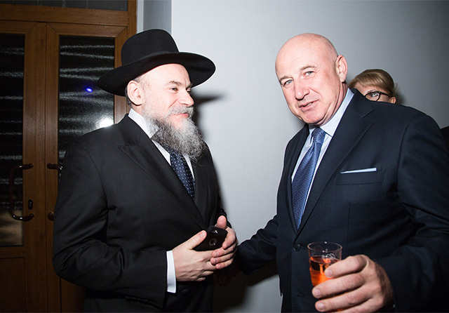 Марк Гарбер и Александр Борода Торжественный прием в честь 15-летия ММОМА (фото 11)