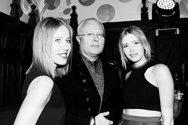 Ксения Собчак, Александр Лебедев и Елена Перминова Ужин L’Officiel в Центральном доме литераторов (фото 1)