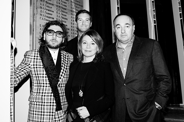 Михаил Друян, Валерия и Александр Роднянские, Антон Красовский Ужин L’Officiel в Центральном доме литераторов (фото 5)