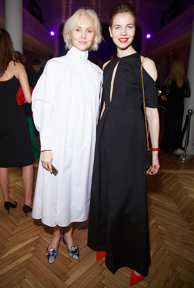 Ольга Карпуть и Ксения Тараканова Торжественный прием в честь 15-летия ММОМА (фото 5)