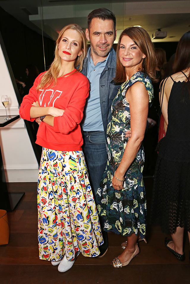 Поппи Делевинь, Ролан Муре и Натали Массене Презентация новой социальной сети The Net Set от Net-a-Porter (фото 6)