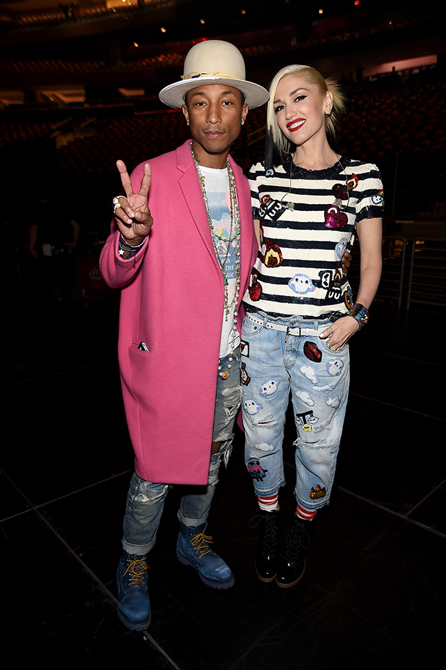 Фаррелл Уильямс и Гвен Стефани Рождественский концерт Jingle Ball — 2014 в Медисон-сквер-гарден (фото 1)