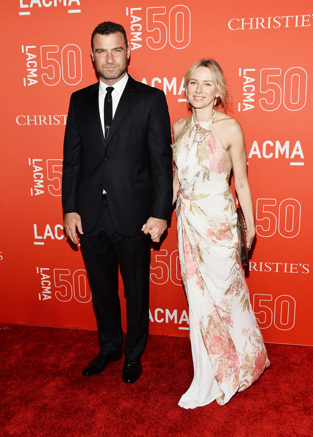 Наоми Уоттс и Лив Шрайбер Гости гала-ужина в честь юбилея LACMA (фото 2)