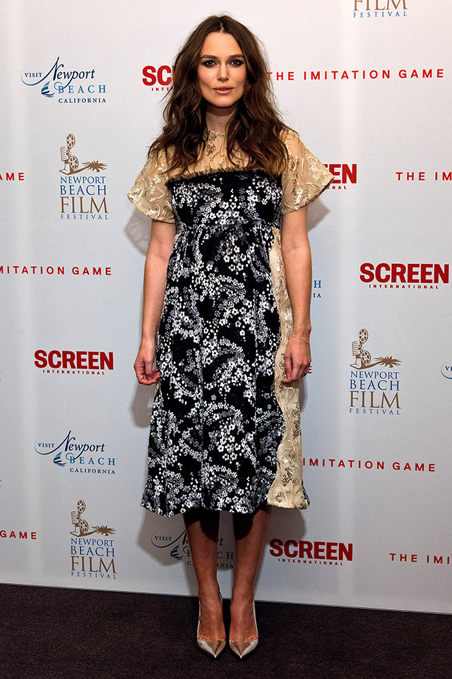 Кира Найтли и Бенедикт Камбербэтч на пресс-конференции в Лондоне (фото 3)