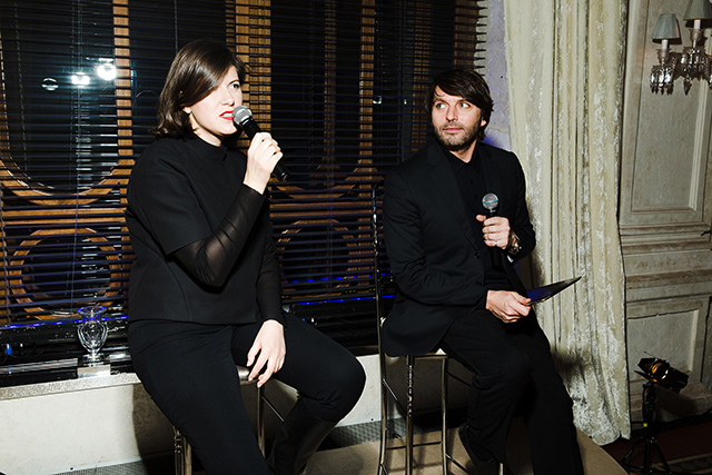 Александра Санькова, Николай Усков Презентация нового смартфона Vertu for Bentley в Москве (фото 1)