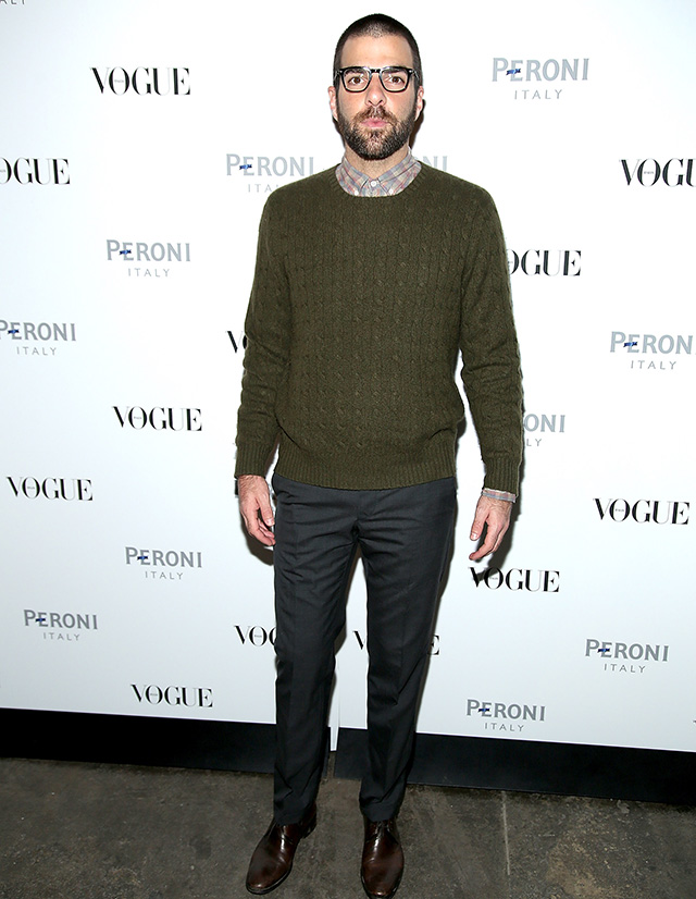 Закари Куинто Открытие выставки Vogue Italia в Нью-Йорке (фото 3)