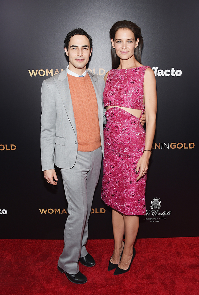 Зак Позен и Кэти Холмс Премьера фильма "Женщина в золотом" (фото 1)