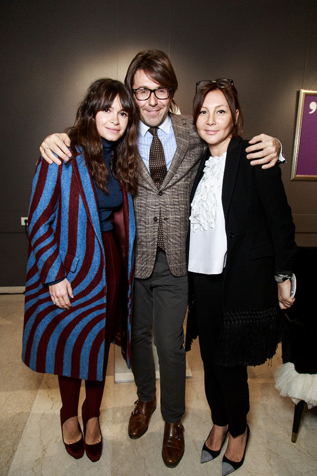 Мирослава Дума, Андрей Малахов и Лейла Улуханли Благотворительный аукцион Лейлы Улуханли (фото 1)