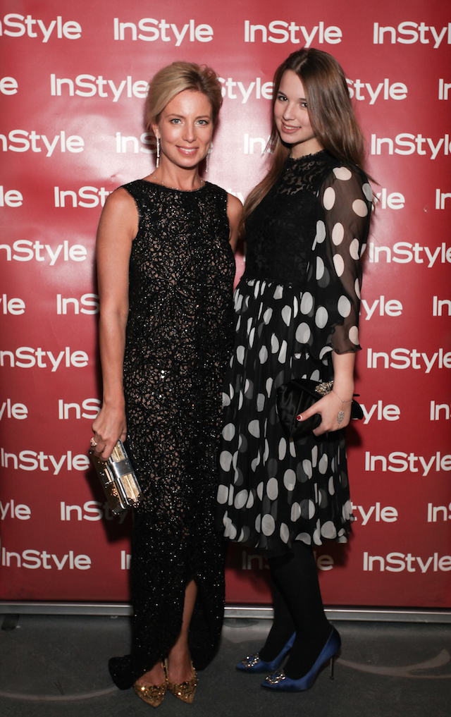 Светлана Захарова и Александра Маниович Званый ужин журнала InStyle в честь Брайана Этвуда (фото 6)