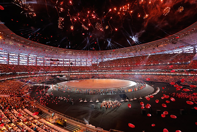 Церемония открытия первых Европейских игр в Баку (фото 9)
