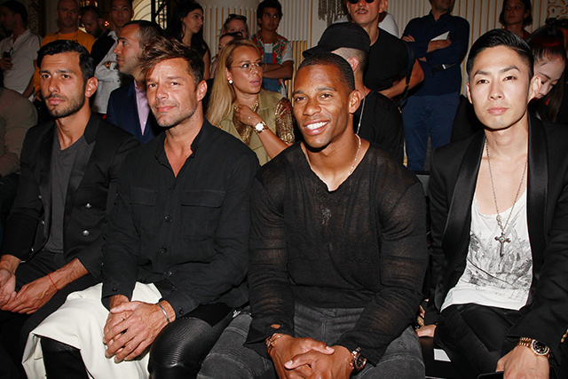 Рики Мартин и Виктор Круз Гости after-party показа Balmain в Париже (фото 2)