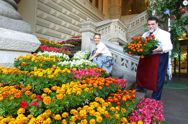 Фестиваль цветов в ГУМе (фото 1)