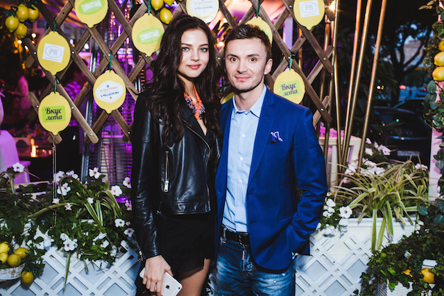 Алеся Кафельникова и Евгений Заболотный Ежегодная вечеринка "Вкус лета" (фото 10)