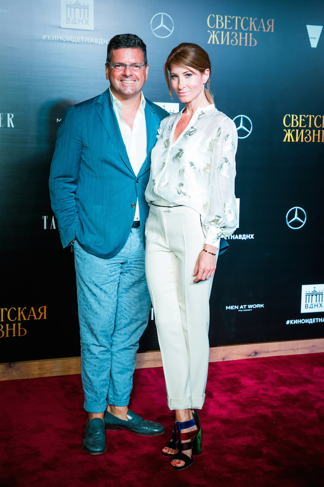 Константин Андрикопулос и Ольга Цыпкина Премьера фильма "Светская жизнь" (фото 18)