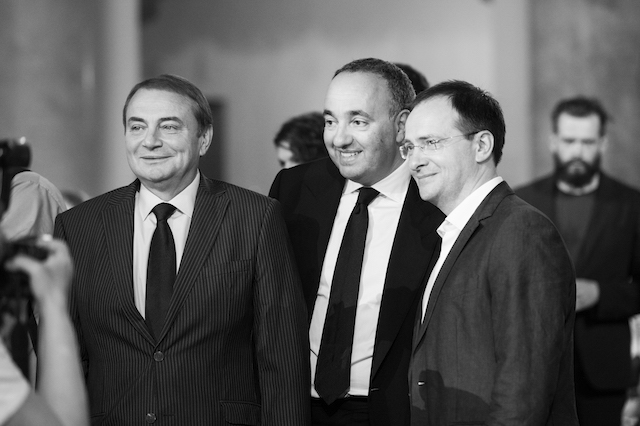 Анатолий Пахомов, Александр Роднянский и Владимир Мединский "Кинотавр-2016": церемония закрытия (фото 25)